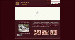 Desktop Screenshot of anitasilk.com