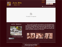 Tablet Screenshot of anitasilk.com